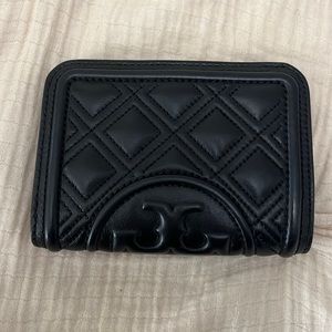 Black Tory Burch Bi-Fold Wallet